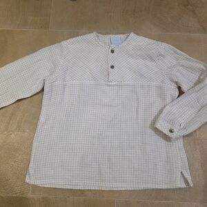 Artesania Granlei Boys Cream Checkered Shirt